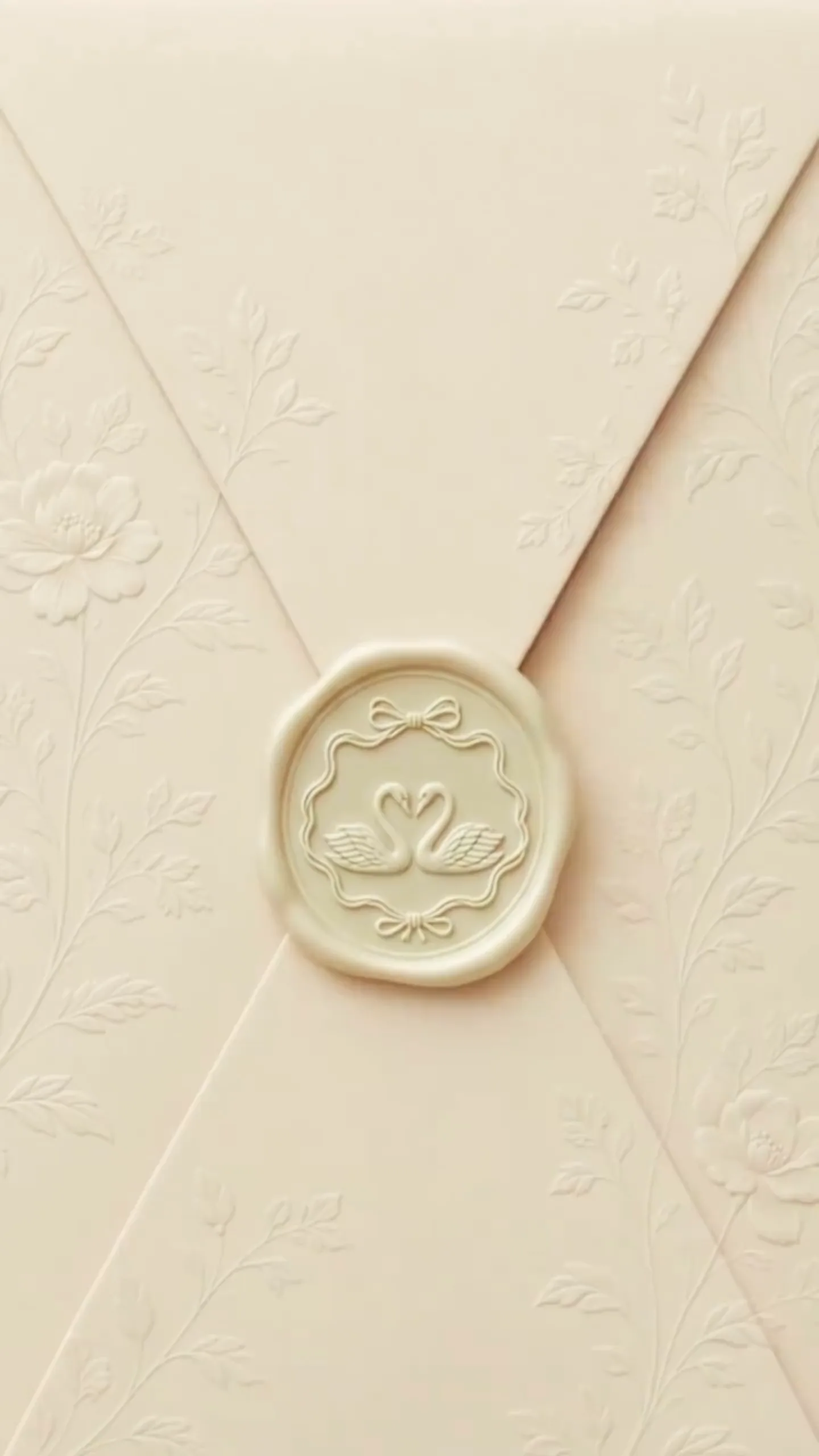 Golden Seal invitation design — preview of the front